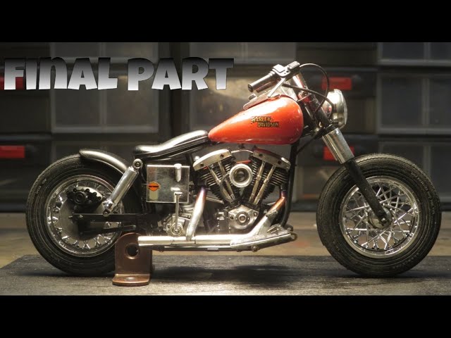 Imai 1:12 Harley Davidson FLH (Full Build Video FINAL PART) - YouTube