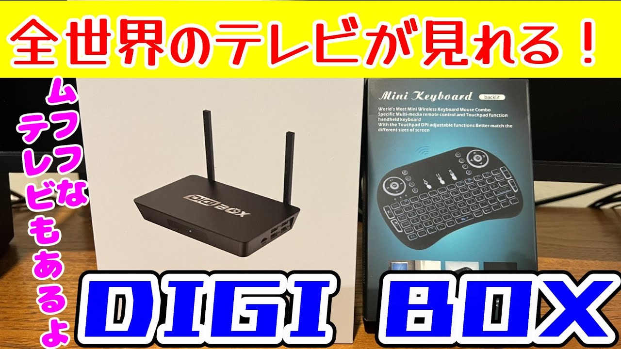 The tuner [DIGIBox D3 Plus] that lets you watch TV programs from