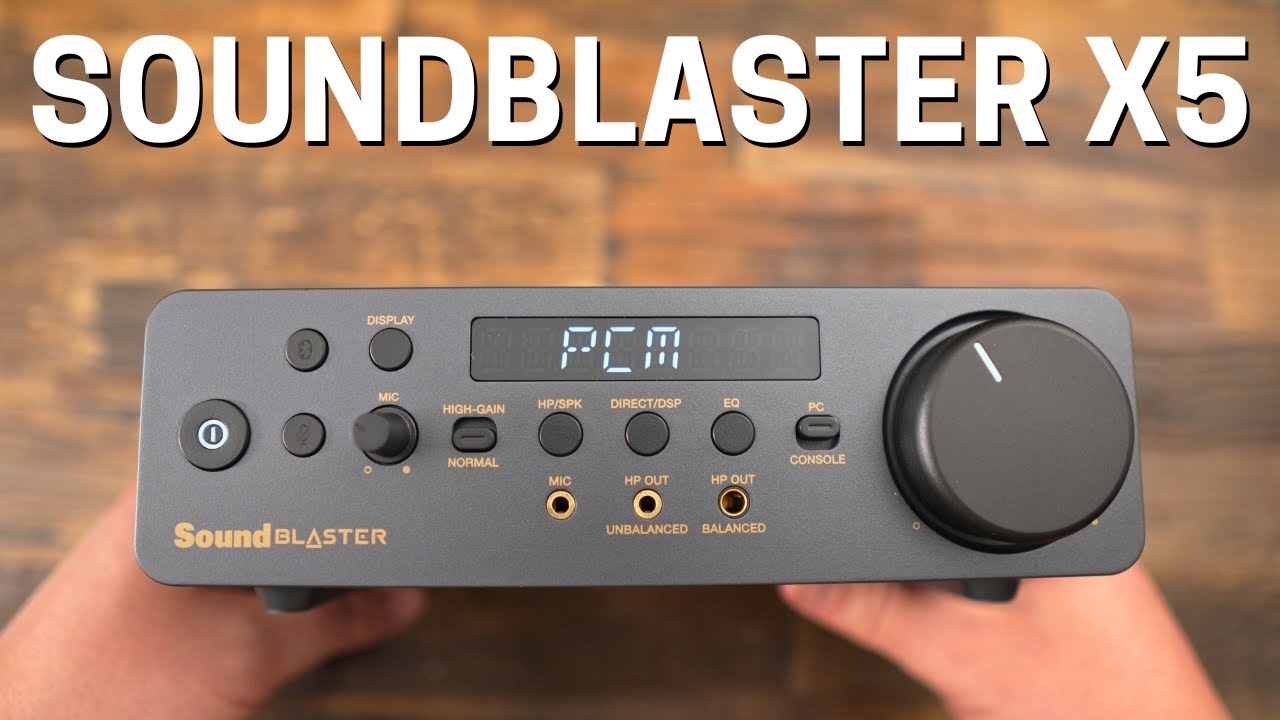 🎧 SoundBlaster X5 Review – The Best All-in-One DAC/Amp Under $300