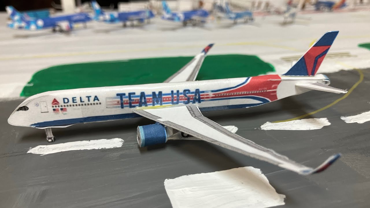 Gemini200 Delta A350 Team USA特別塗装 Gemini200 Delta A350 Team