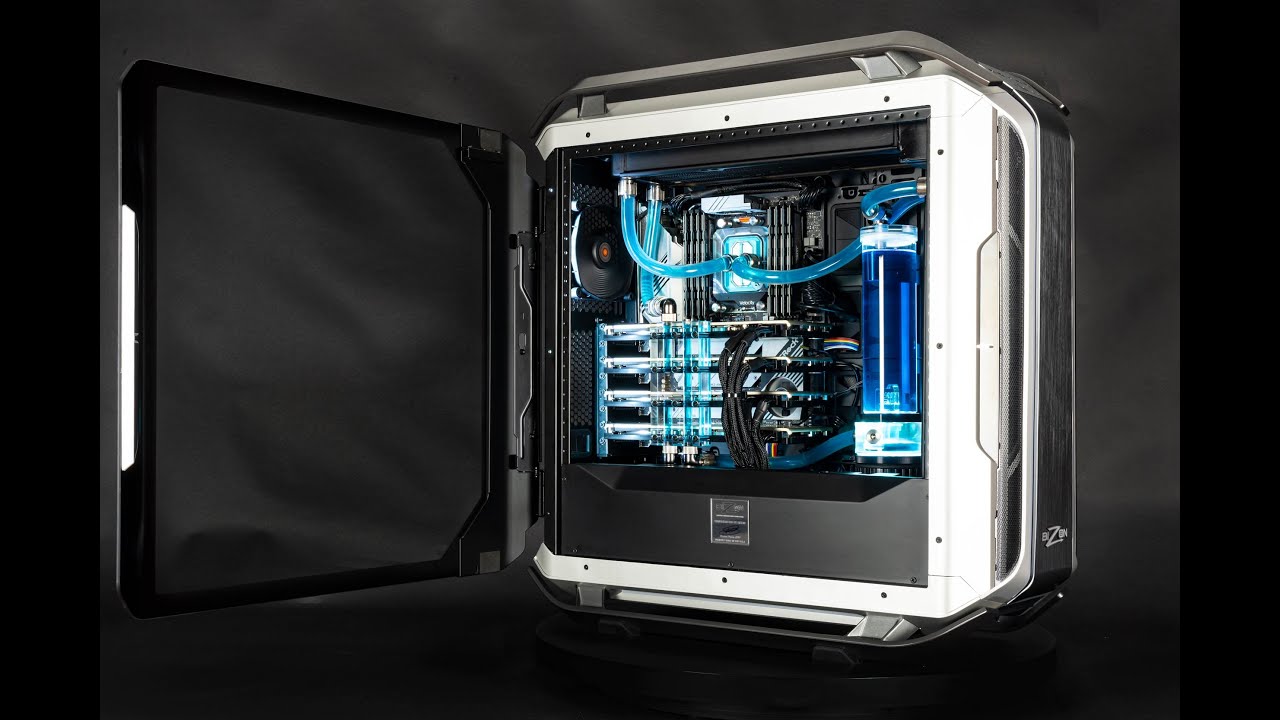 BIZON ZX5500 – Best custom water-cooled AI/ML, Deep learning