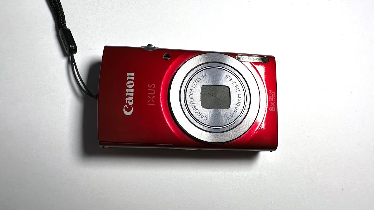 Canon Ixus 160 RED Model PC2197 - YouTube