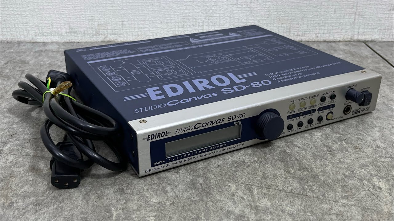 Roland EdirolStudio CanvasSD-80 電源ケーブルなし Roland