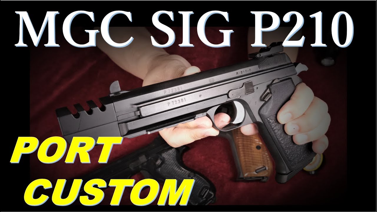 Out of print MGC SIG P210 PORT CUSTOM / 1981 MGC News - YouTube