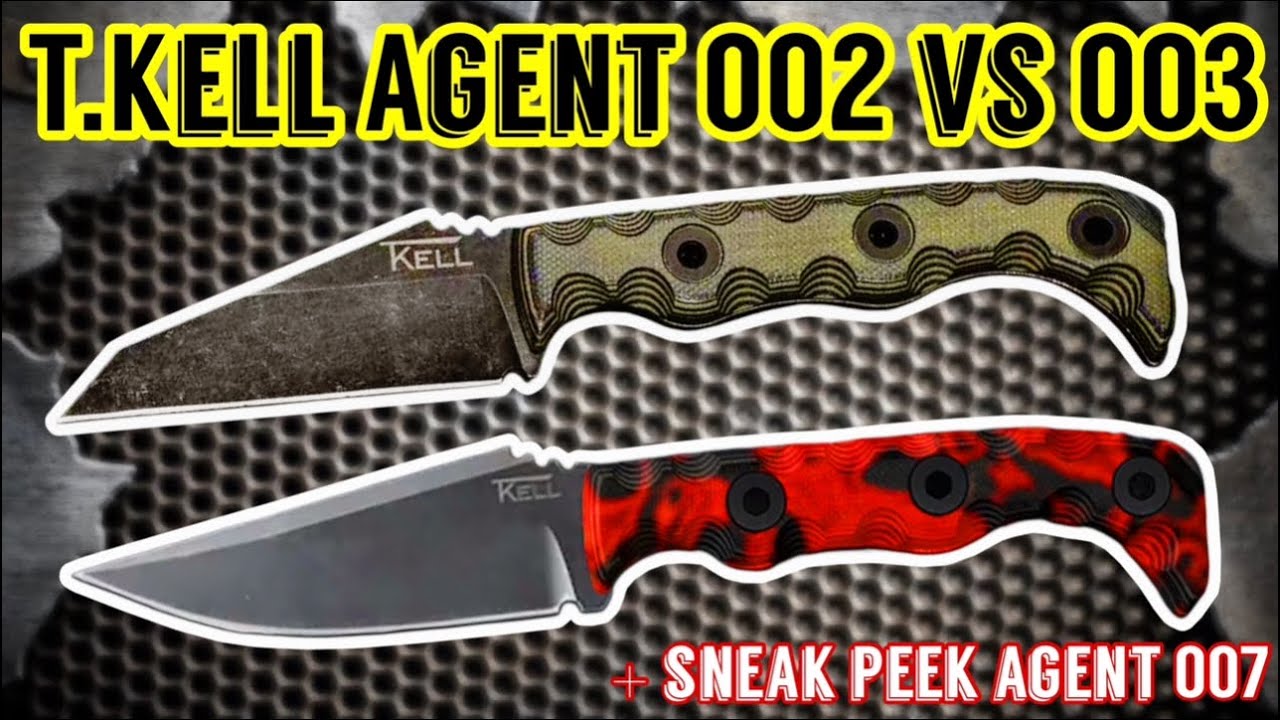 TKell Knives Agent 002 & 003: The Ultimate Self-Defense EDC? +