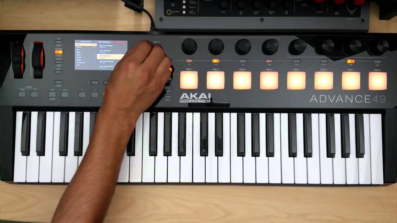 AKAI ADVANCE49 MIDIコントローラー USB MIDI キーボード
