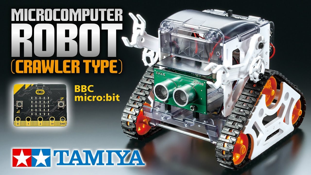 TAMIYA MICROCOMPUTER ROBOT (CRAWLER TYPE) マイコンロボット工作