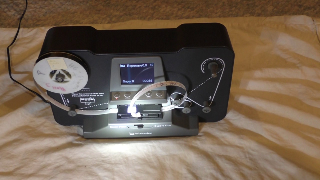 Wolverine MovieMaker Pro 8mm フィルムデジタルコンバーター フィルム