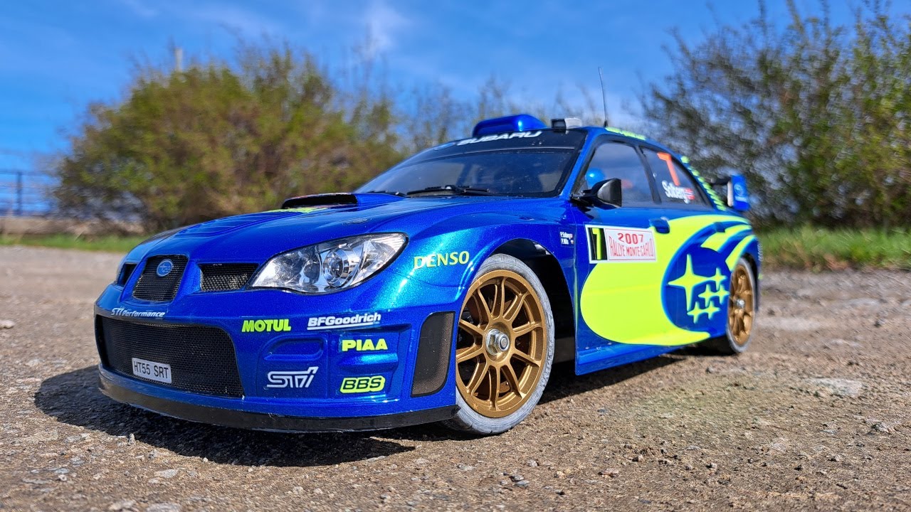 Subaru Impreza WRC 2007 - Tamiya 1/10 - RC Model - YouTube