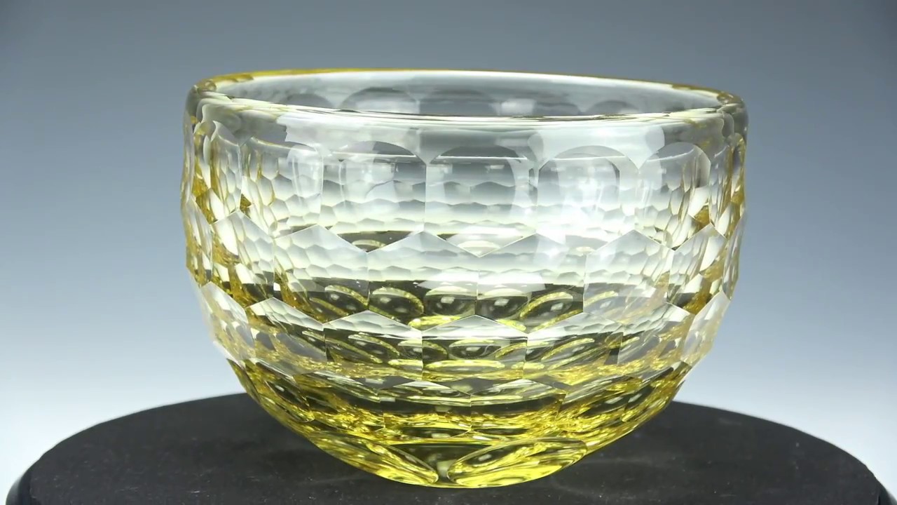 白瑠璃碗レプリカ 正倉院ガラス器 由水常雄監修 茶道具 古代カット