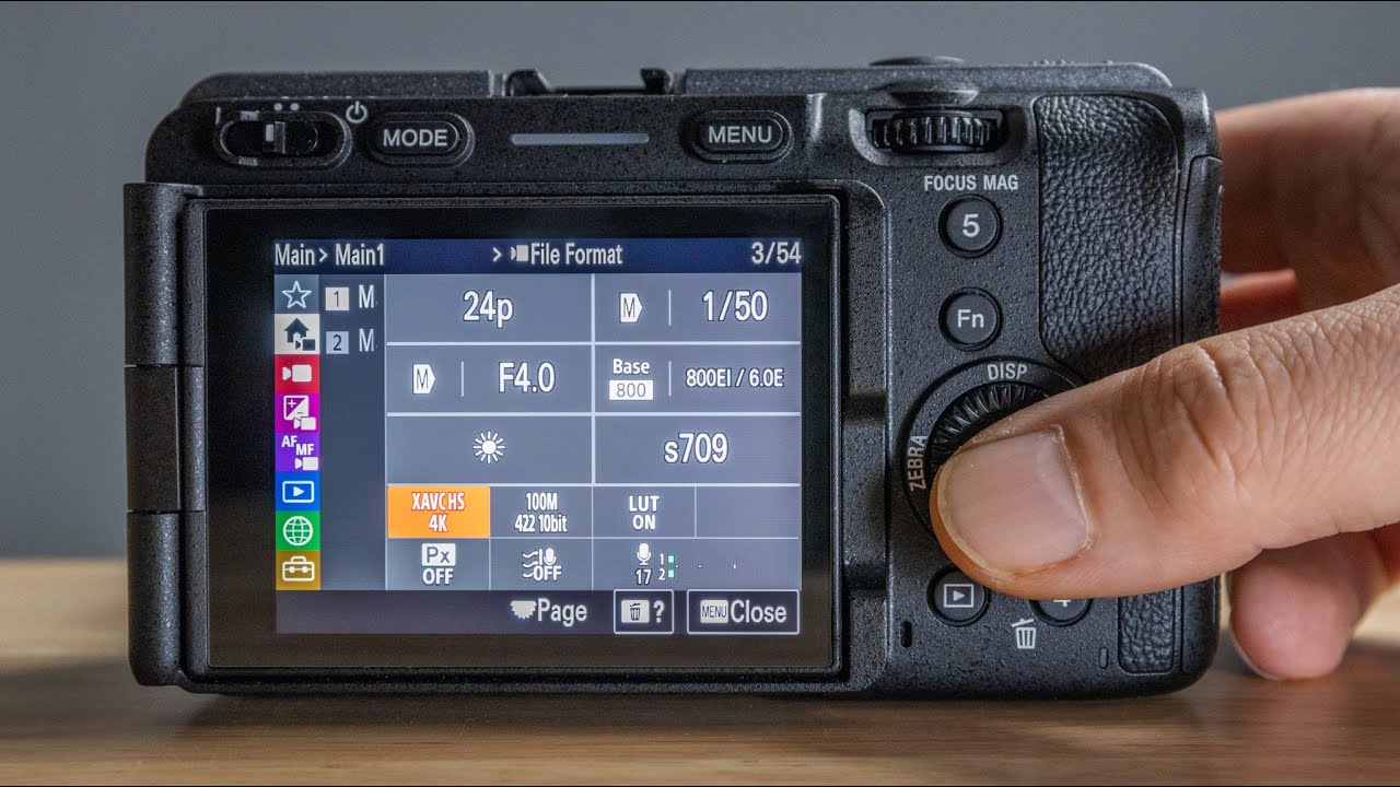 ソニーfx30多言語メニュー Sony FX30 Alternative Menu File Format