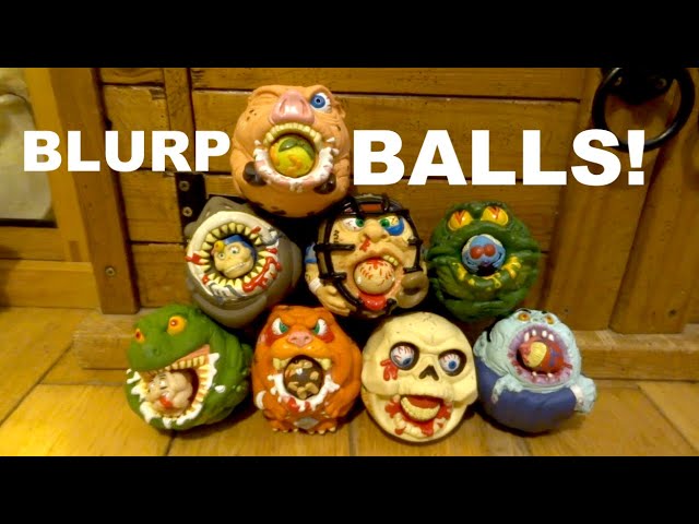 Blurp Balls Complete Set of 8 - a Resource for Collectors! - YouTube