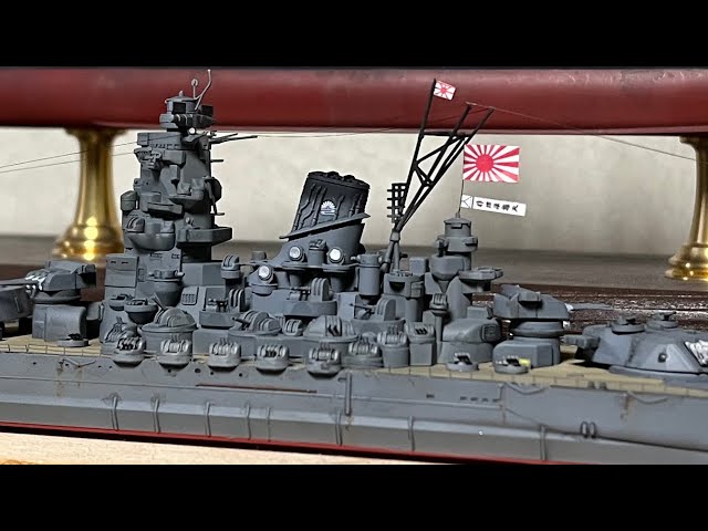 1/700 戦艦大和 田宮模型 ウォーターラインシリーズ（ジオラマ製作動画