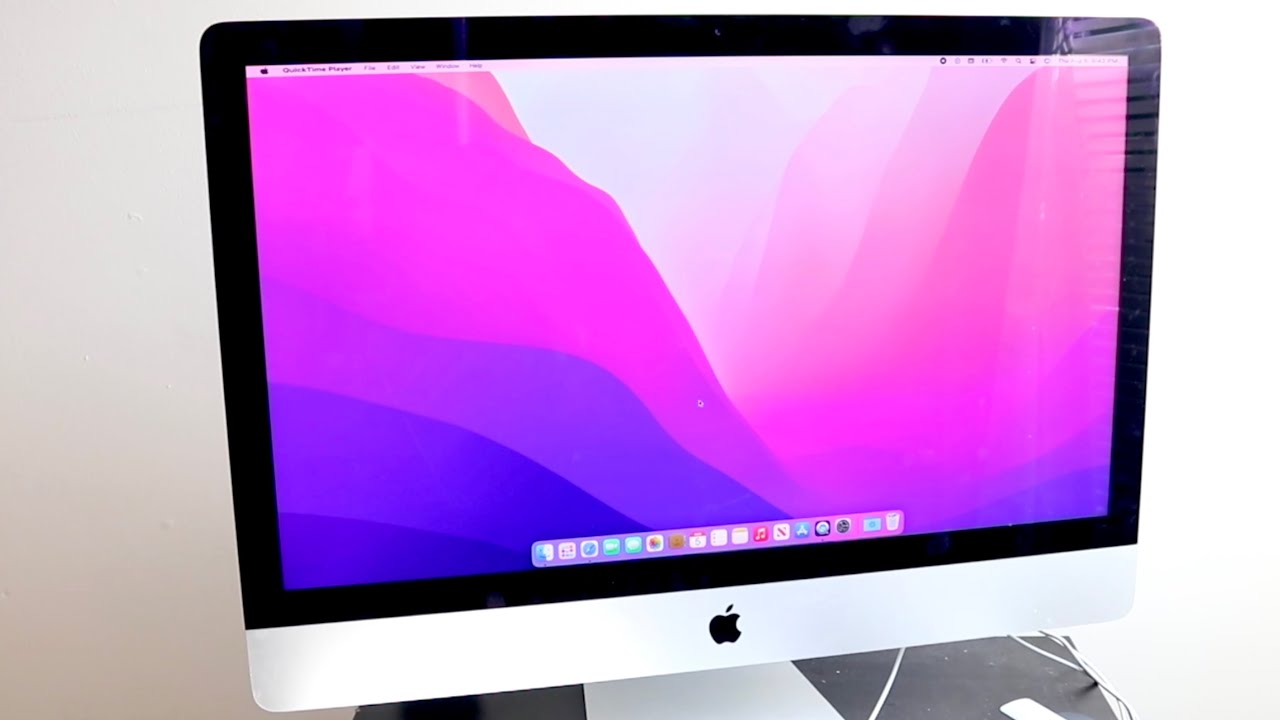 MacOS Monterey On The Oldest iMac - YouTube