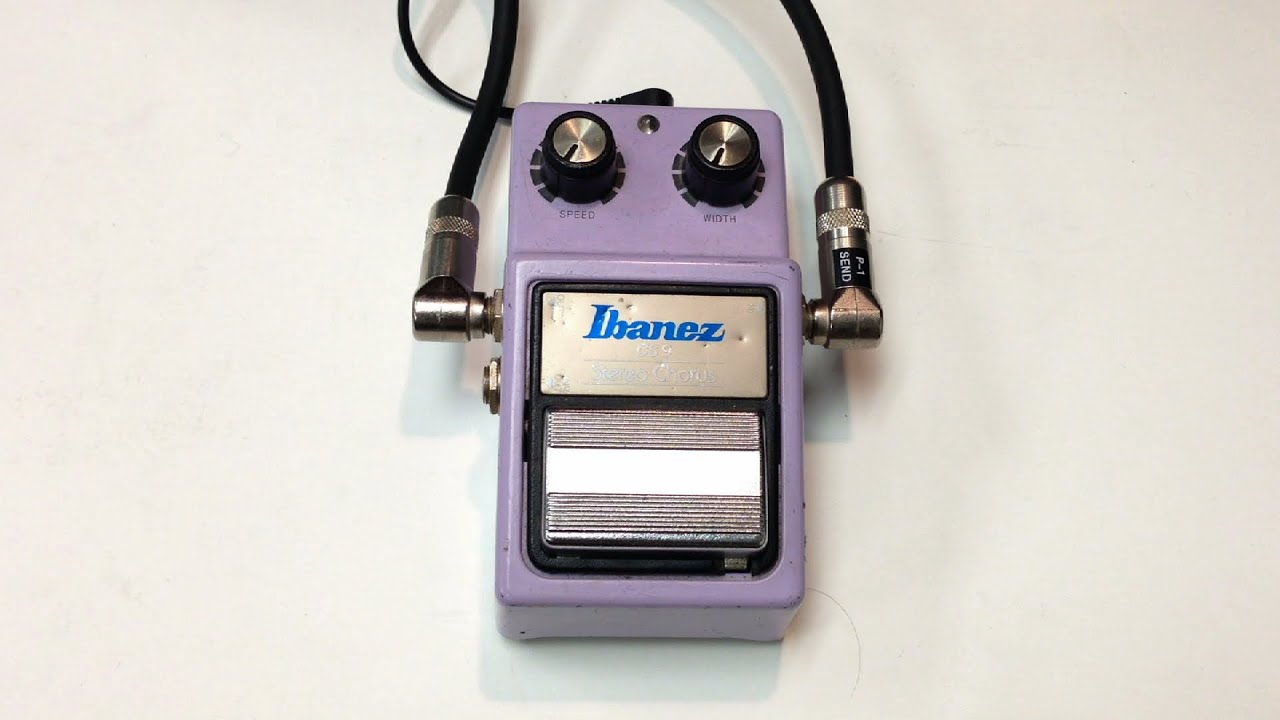 Vintage MIJ Ibanez CS9 Analog Chorus - YouTube