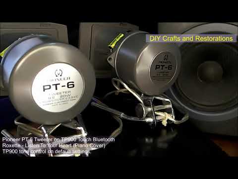 Pioneer PT 6 Tweeter on TP900 Touch Bluetooth - YouTube