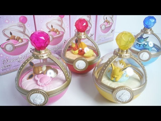 Pokemon Eievui ＆ Friends Dreaming Case 全4種 開封 イーブイ