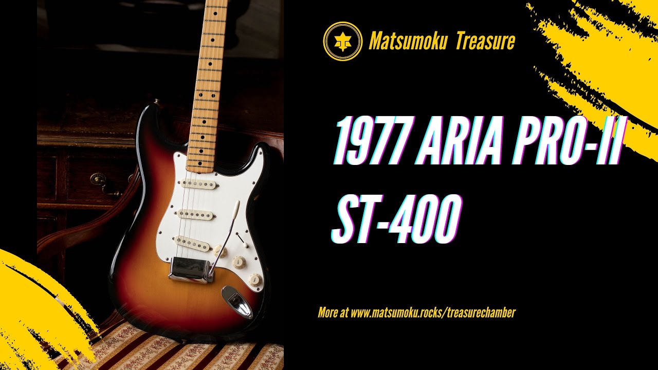 ビンテージ】Aria Pro ii ST-480 77年製ストラト ビンテージ】Aria Pro