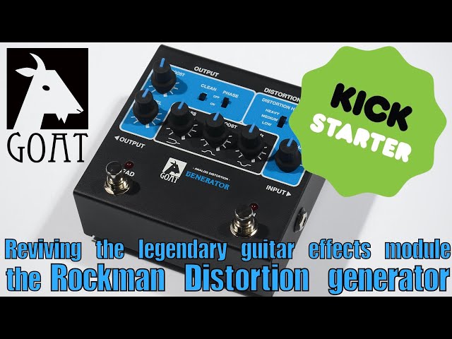 ギター ROCKMAN DISTORTION GENERATOR Now on Kickstarter: Reviving