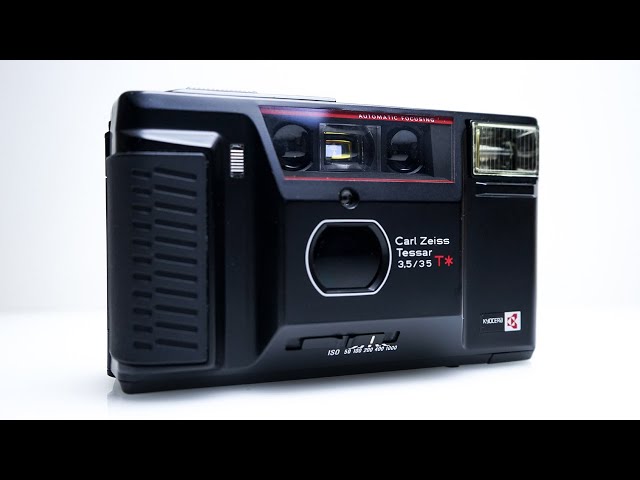 Yashica T AF Carl Zeiss Tessar f3.5 35mm - YouTube