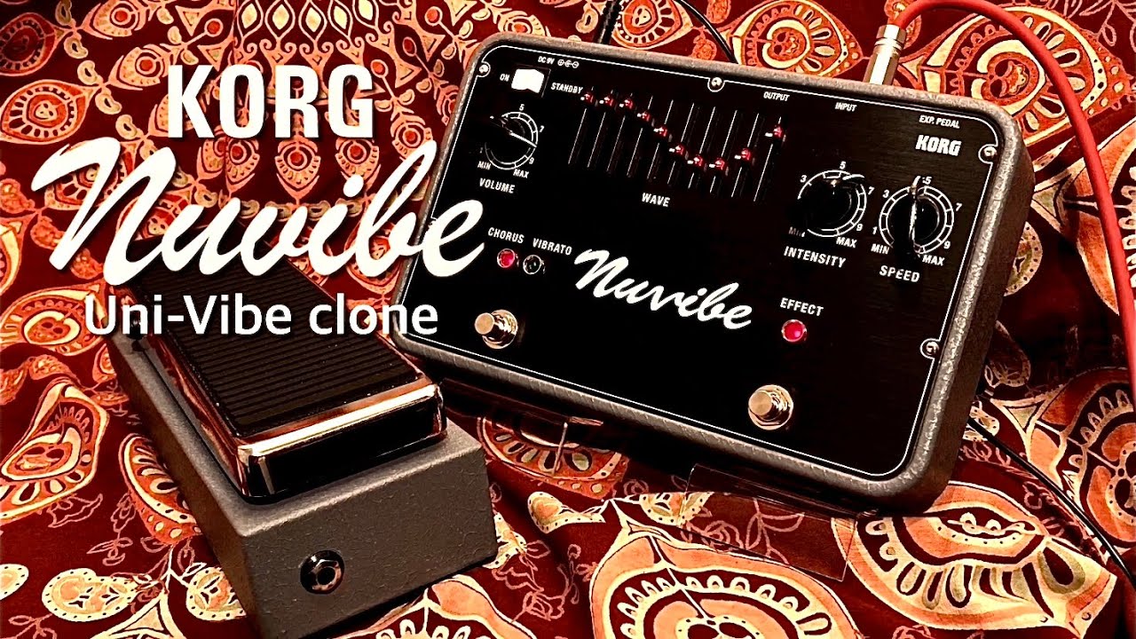 KORG Nuvibe - The rebirth of a legendary effect - YouTube