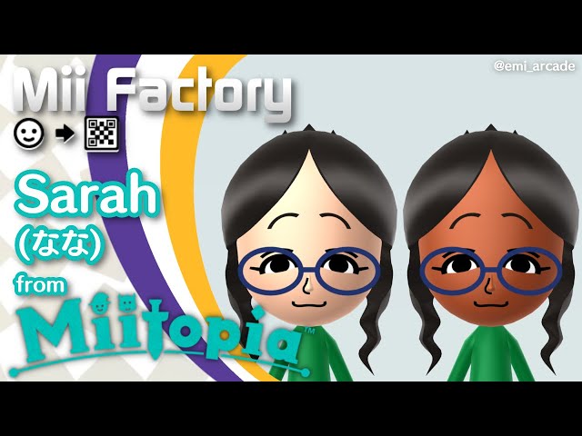 Sarah (なな) from Miitopia [ミートピア] and Tomodachi Life - Mii