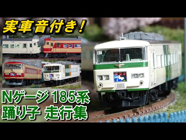 実車音付き!】Nゲージ 185系 踊り子 走行シーン集 - YouTube