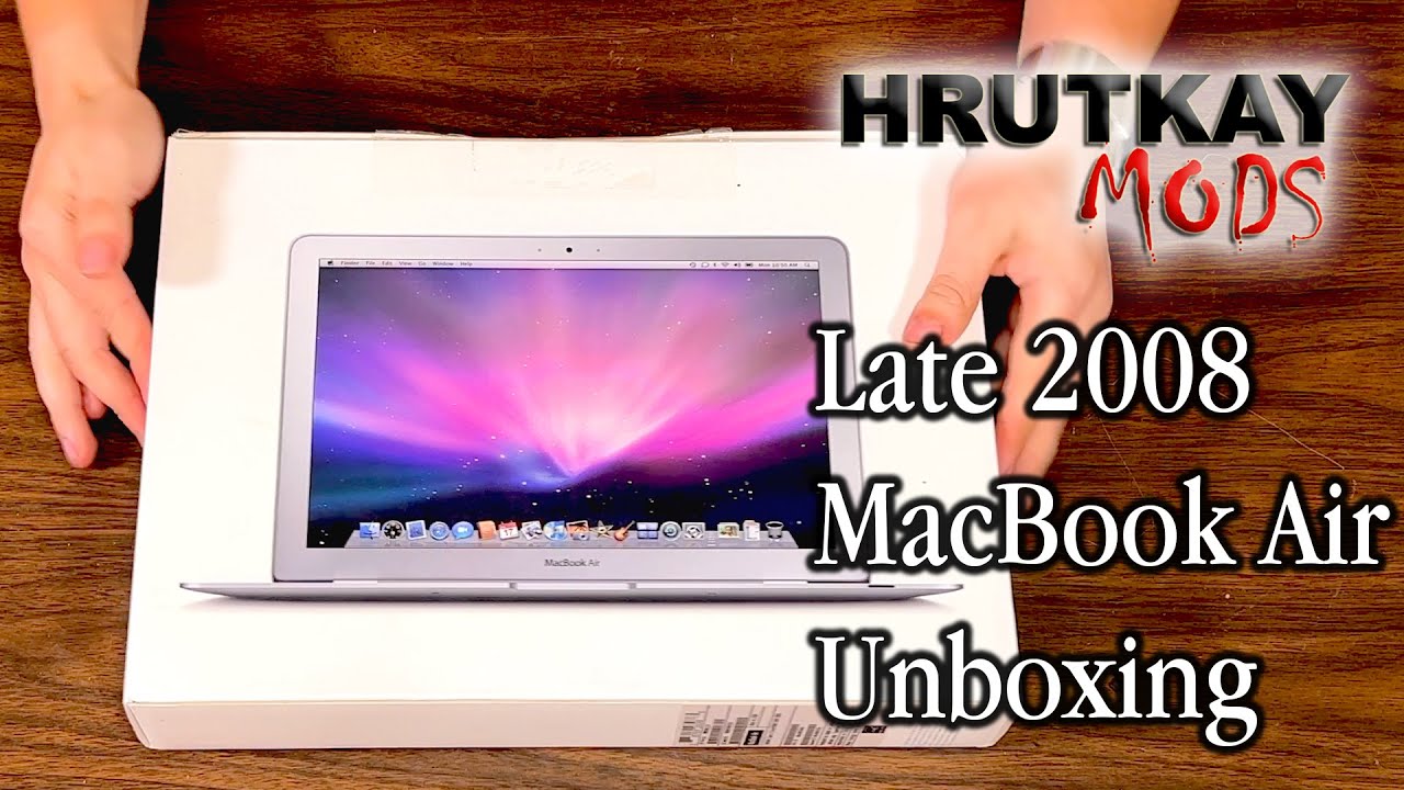 Unboxing My Complete In Box Late 2008 MacBook Air! - YouTube