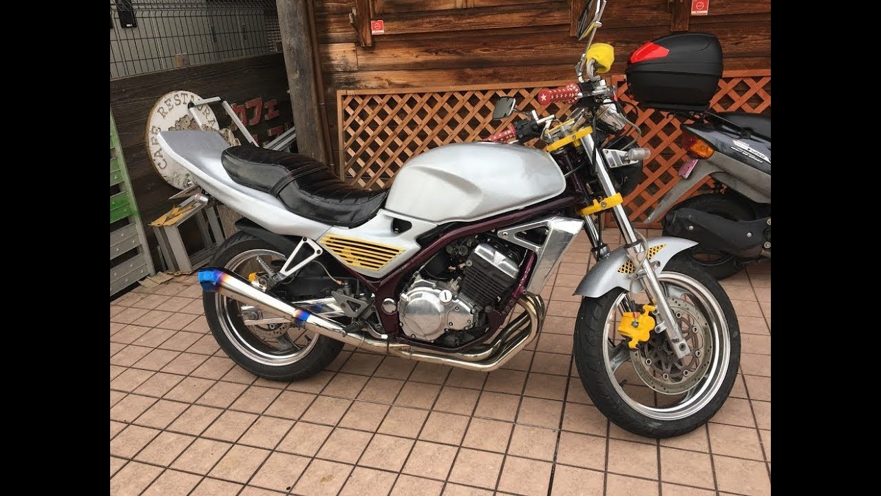 カワサキ kawasaki バリオスII タンク レストア 白タンク バリウス