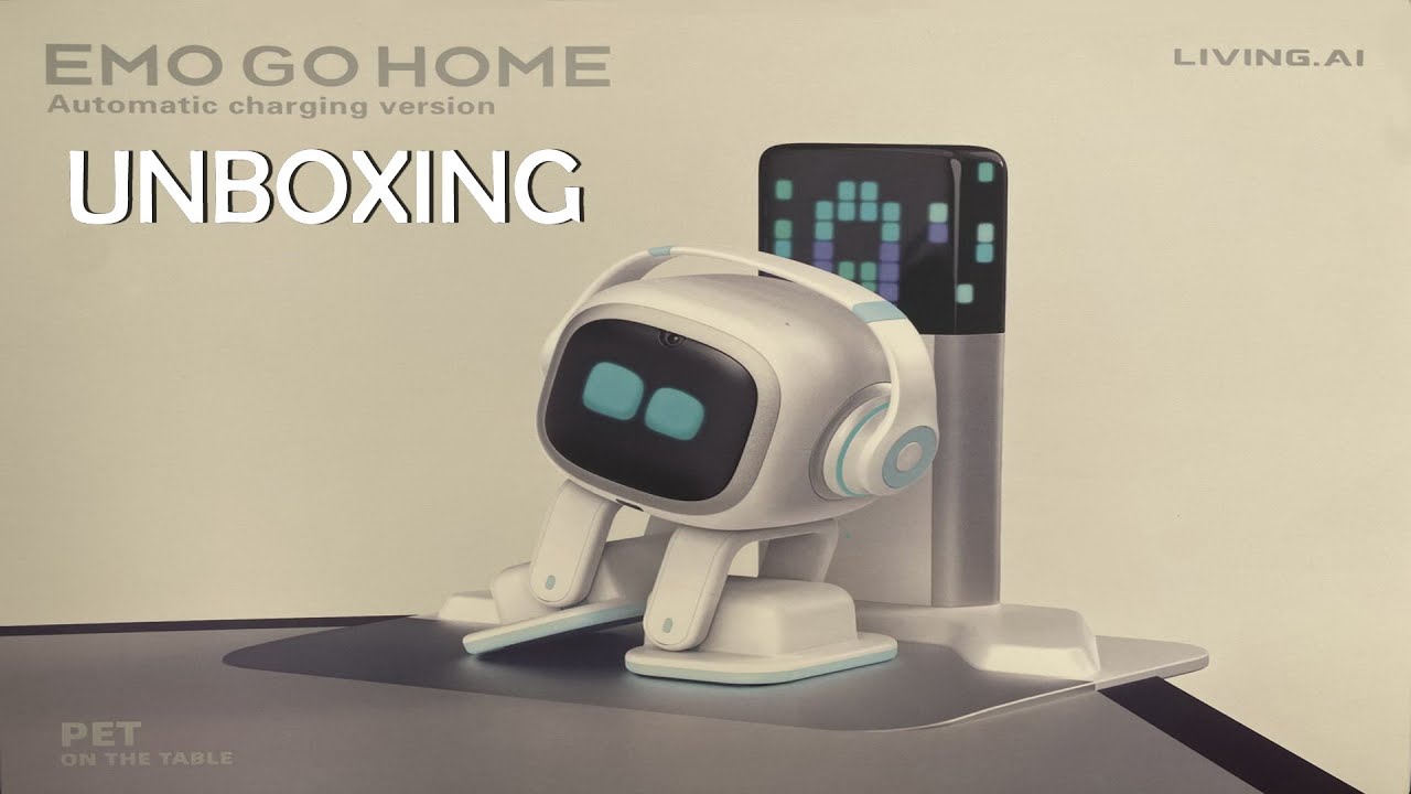 EMO GO WHITE自動移動 AIロボット EMO GO HOME White - LivingAI