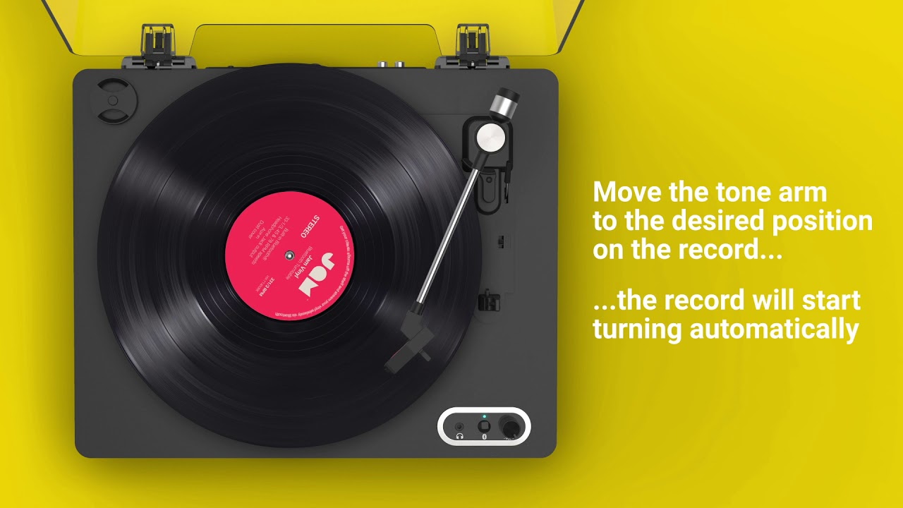 Jam Spun Out Bluetooth Turntable - YouTube