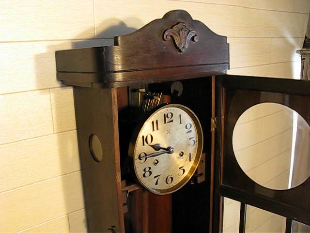 ドイツ製Frick Nachf置時計日の出型ウエストミンスターチャイム 【公式