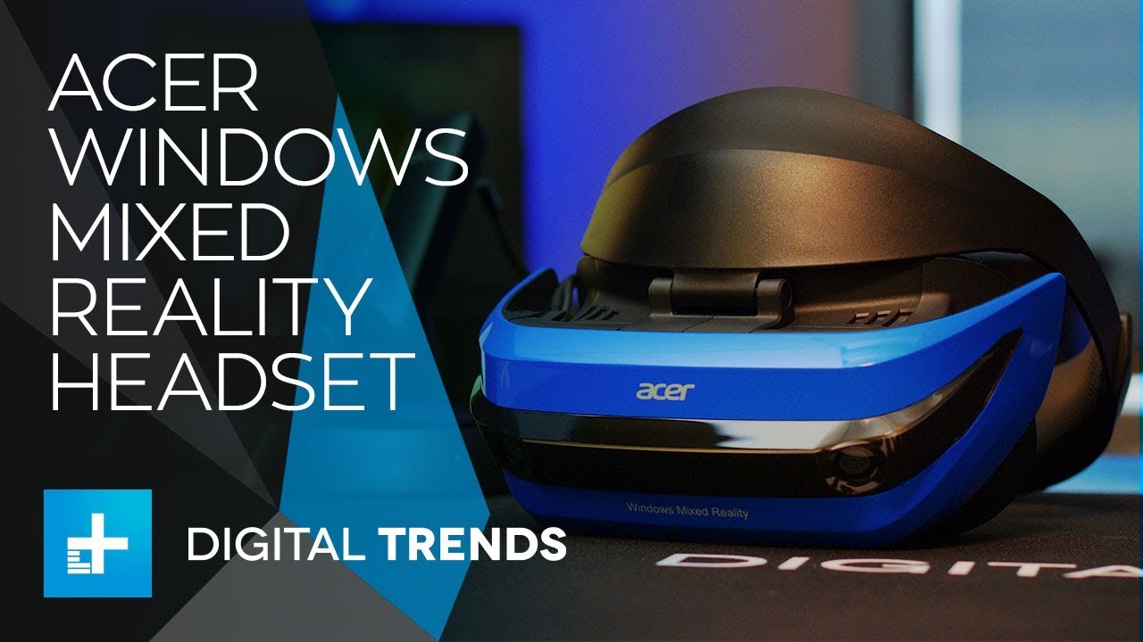 Acer Windows Mixed Reality Headset - Hands On Review - YouTube