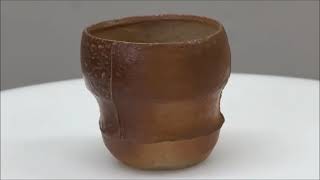 陶芸家 作家物 森陶岳 グイノミ 備前 ぐい呑 酒器 酒杯 陶芸家 作家