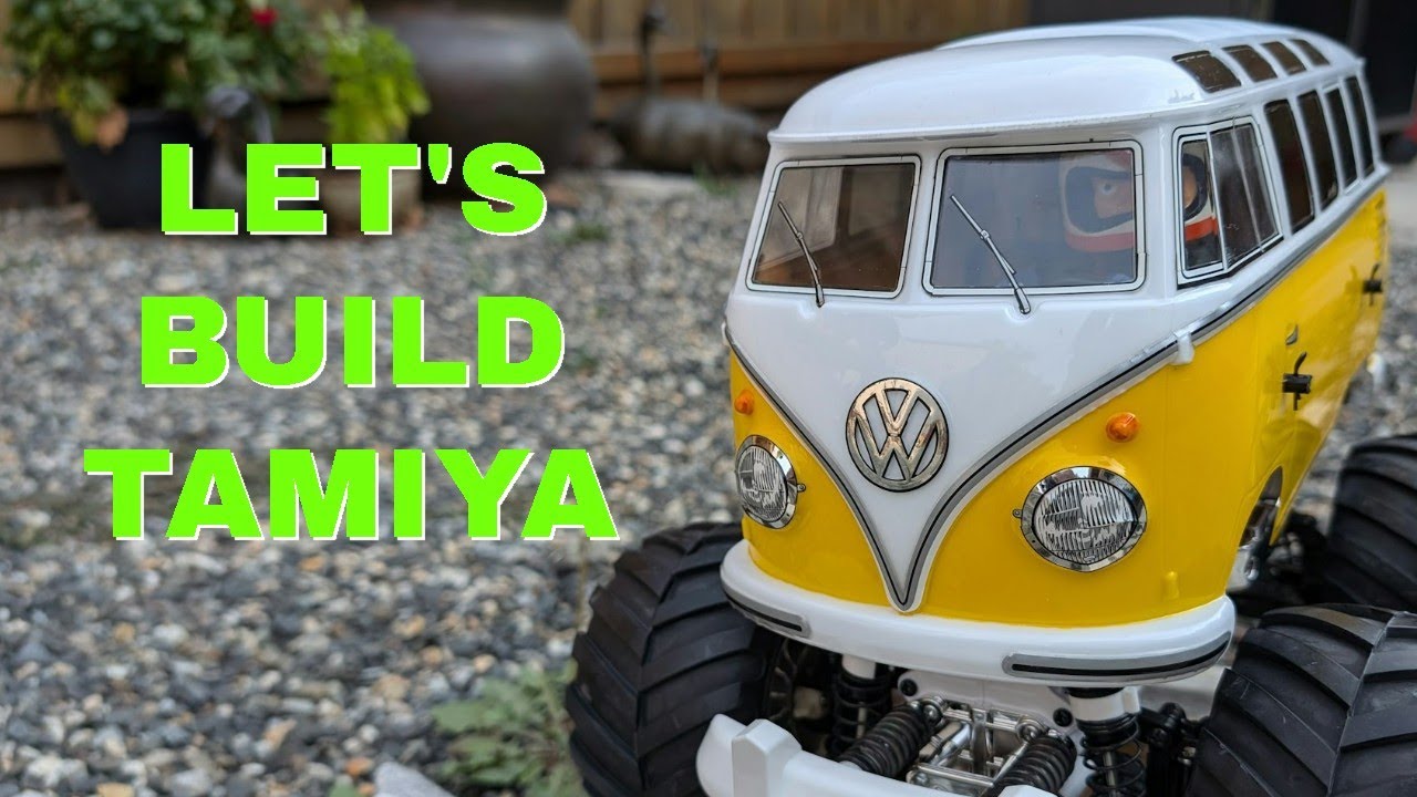TAMIYA VOLKSWAGEN TYPE2 T1 WHEELIE - YouTube