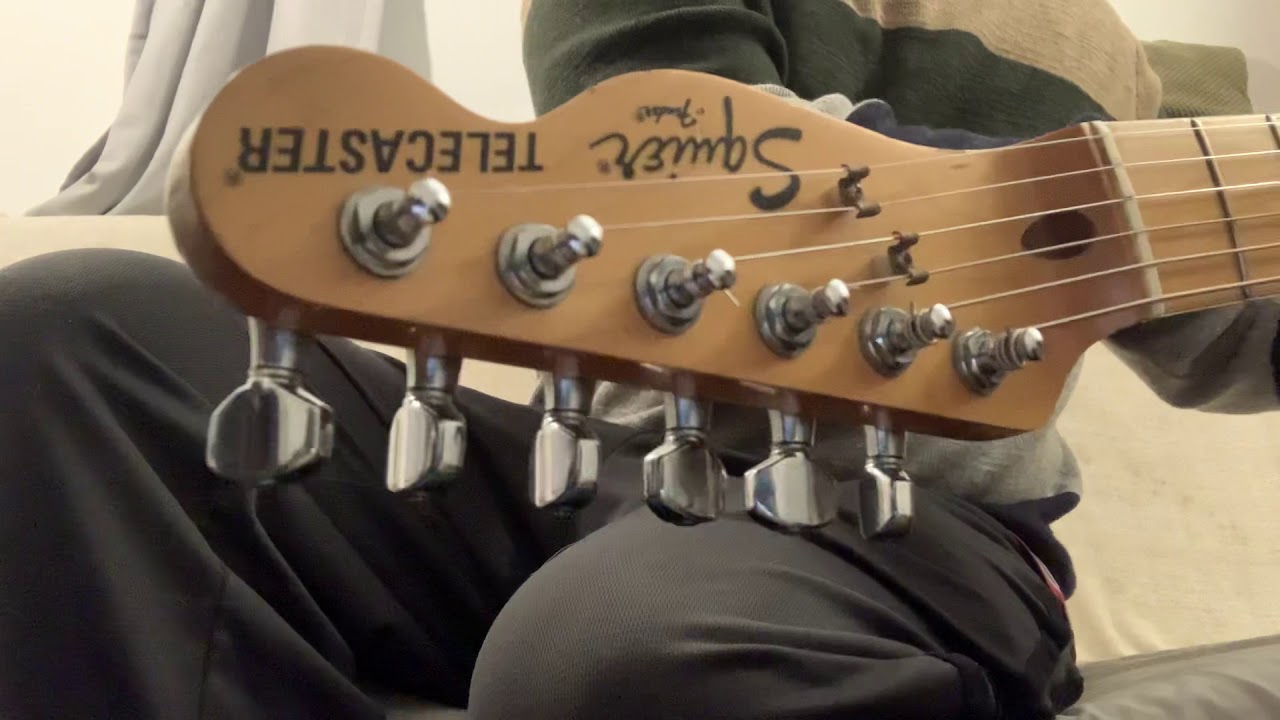 1983-1984 Squier Telecaster SQ Series Japan Black w Maple