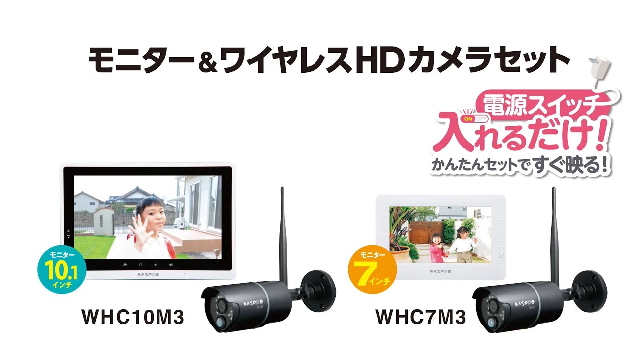 MASPRO マスプロ WHC7M2 防犯カメラ モニターのみ新品 未使用 モニター
