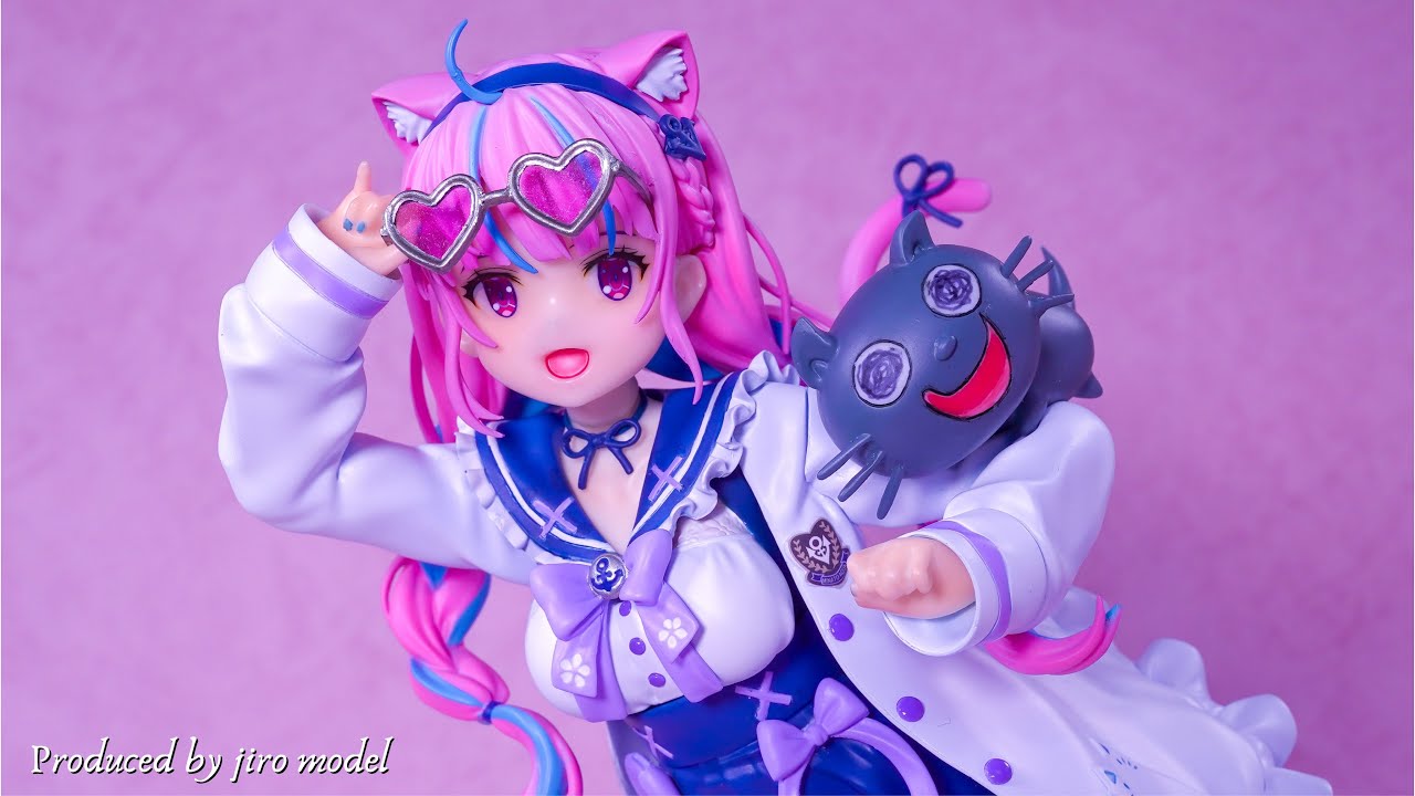 Gareki] Hololive Akua Minato figure assembled and painted - YouTube