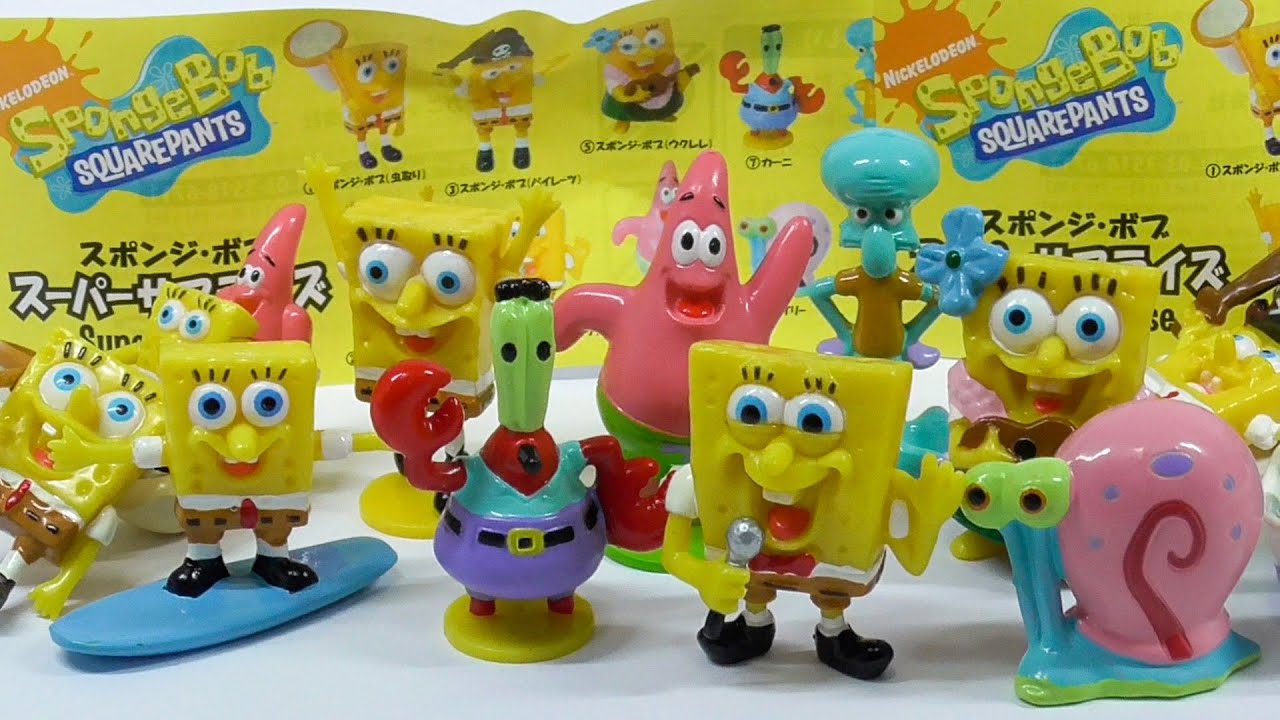 スポンジボブ カラフルフィギュア シークレット レア 高さ約12cm