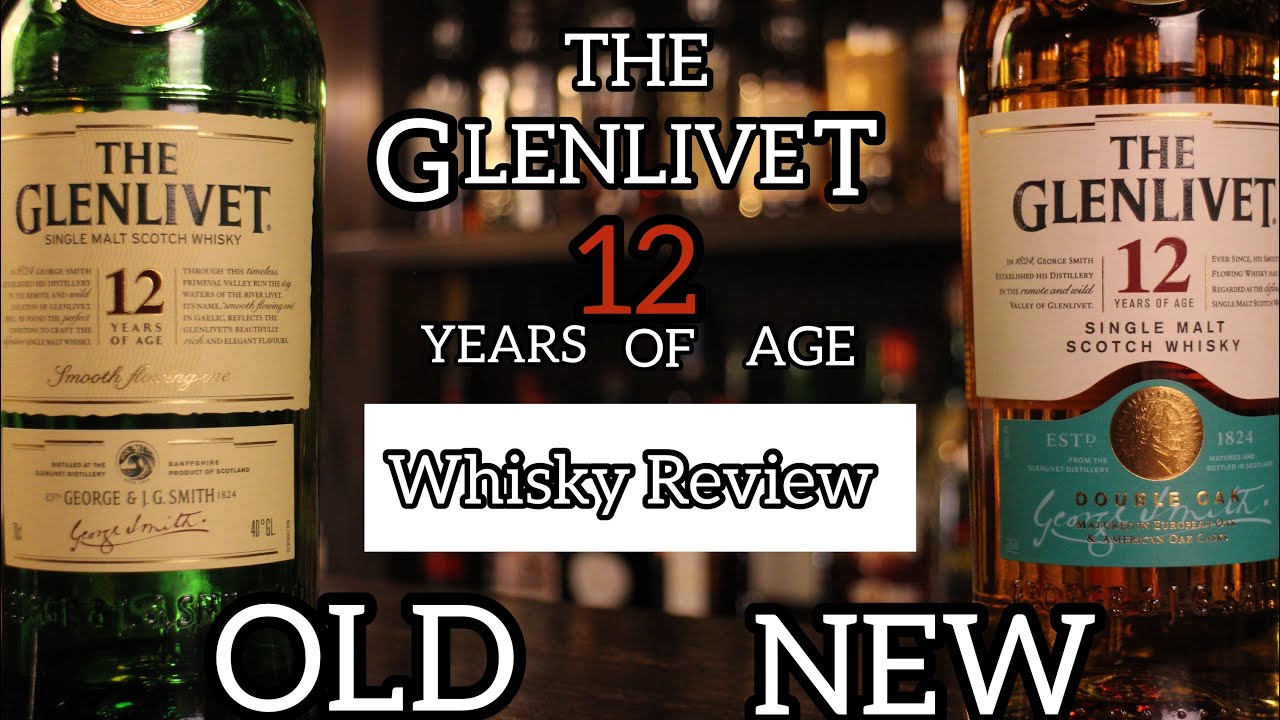 シングルモルト初級】ザ・グレンリベット12年新旧ラベル【飲み比べ