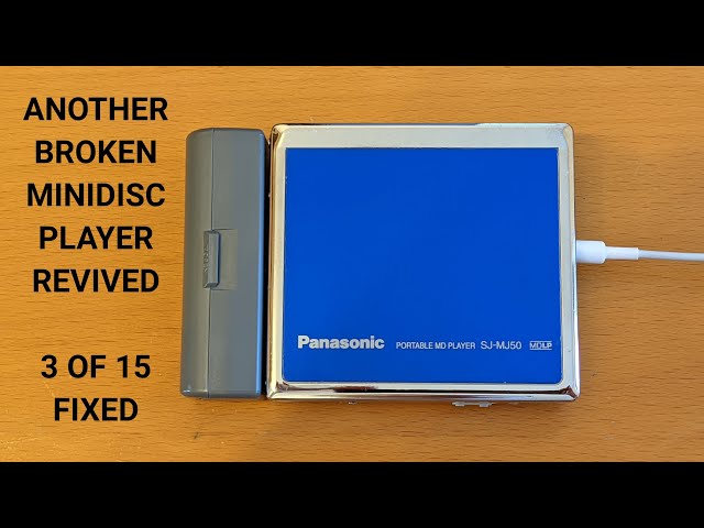 最終進化形・動作確認済】panasonic ポータブルMD MJ500