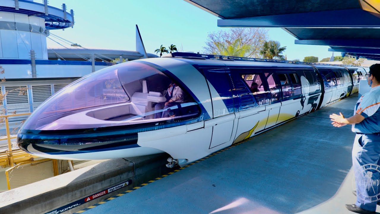 Disneyland Monorail 2022 Ride Experience in 4K | Disneyland