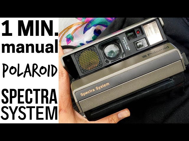 Polaroid SPECTRA System - ONE MINUTE MANUAL - YouTube