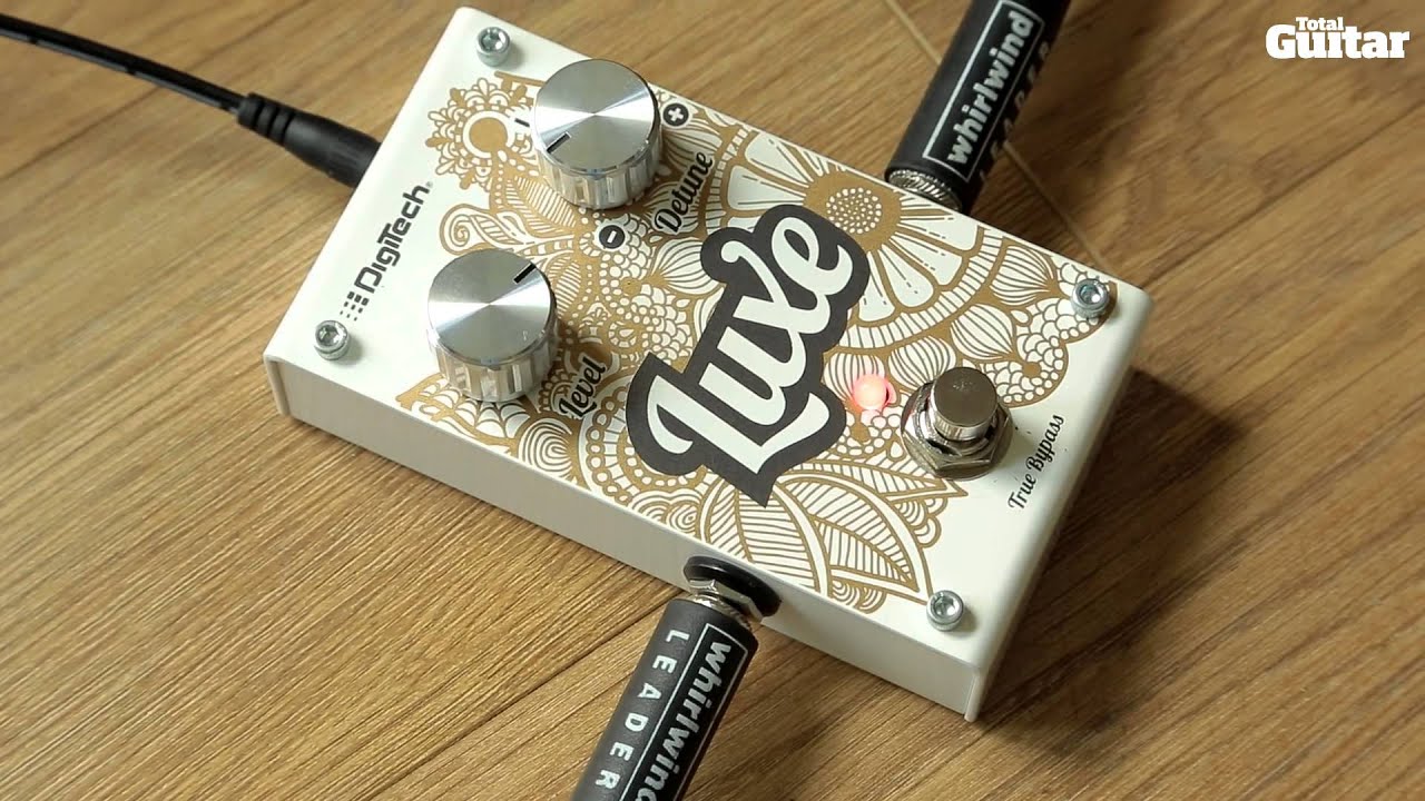 DigiTech Luxe anti-chorus guitar effects pedal demo - YouTube