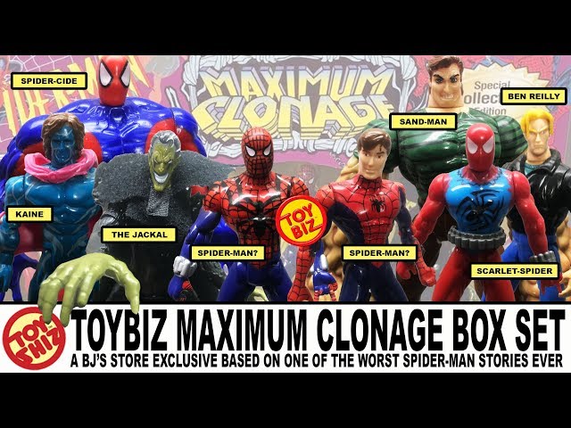TOYBIZ Spider-man the Animated Series MAXIMUM CLONAGE Boxset - YouTube