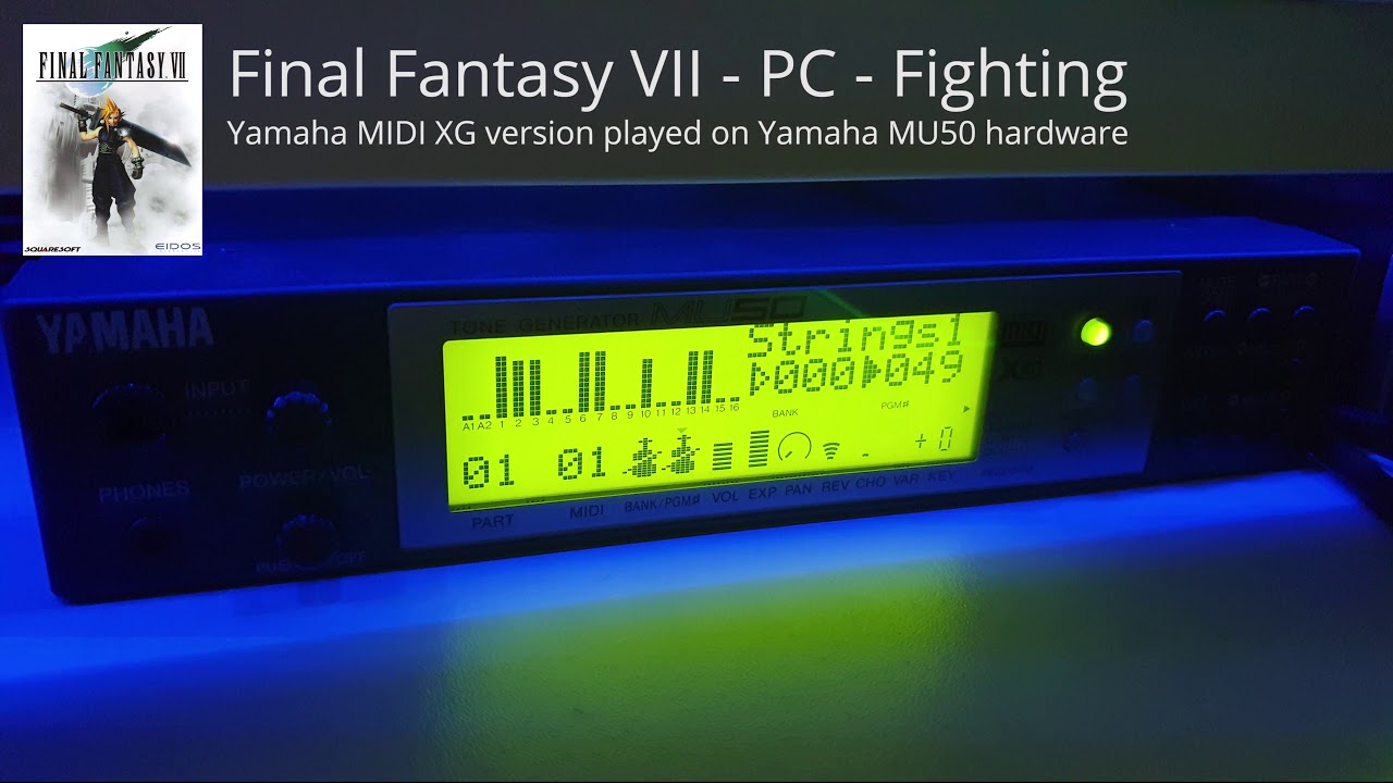 Final Fantasy VII Music - Yamaha XG MIDI PC Version | Pixel Refresh