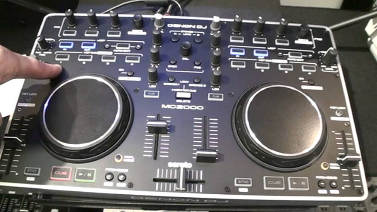Denon MC 2000 DJ Controller - Demonstration with DJ Tutor - YouTube