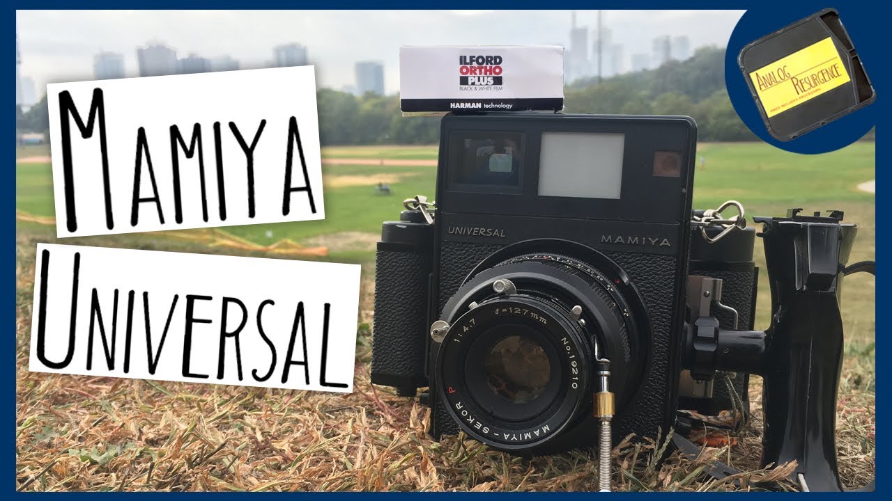 Outside with the MAMIYA UNIVERSAL | ILFORD ORTHO+ - YouTube