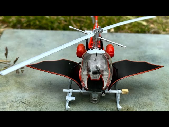 Batman: Batcopter (Classic 1960s series) from Eaglemoss - YouTube