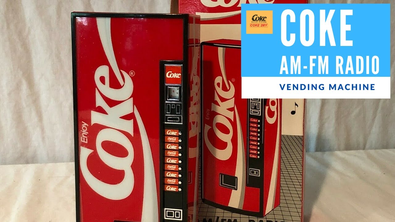 COCA-COLA | 1989 Vending Machine AM/FM Radio【Unboxing】 - YouTube